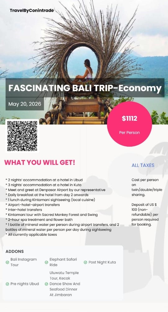 Fascinating Bali Trip - Economy